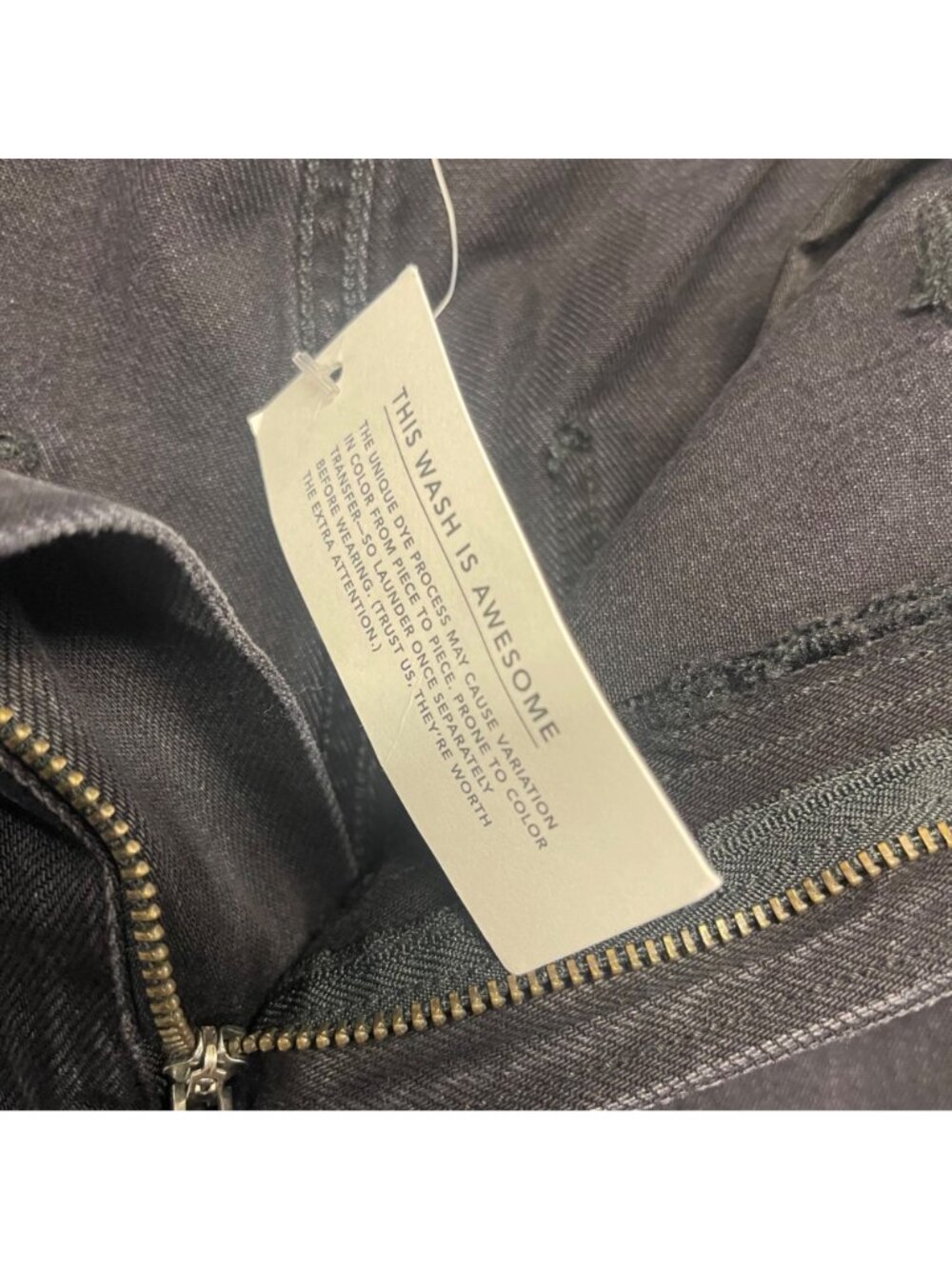 American Eagle Super High Rise Baggy Wide Leg Women’s Black Jeans Reg 14 (36x32) - Picture 6 of 12